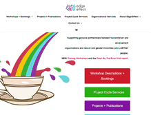 Tablet Screenshot of edgeeffect.org
